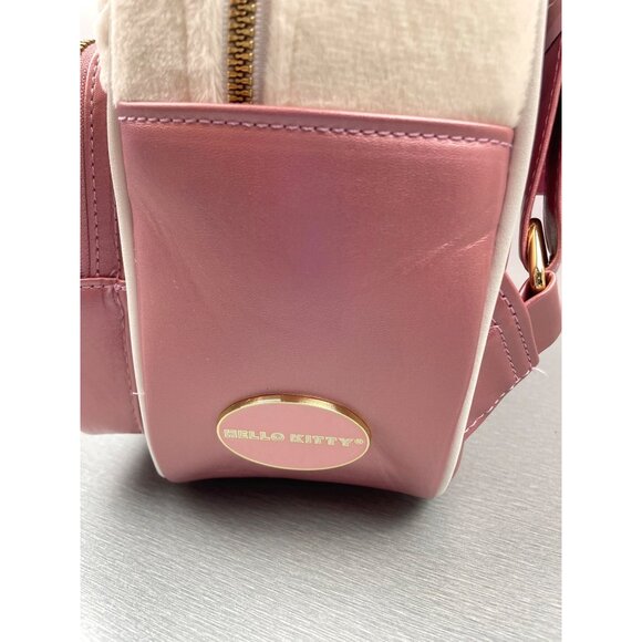 Her Universe Hello Kitty Rhinestone Fuzzy Mini Backpack - Picture 7 of 16